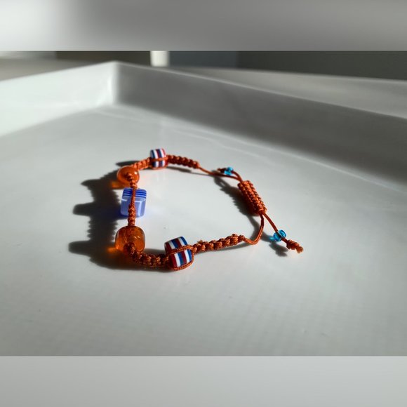 Swarovski Beaded Crochet Handmade Bracelet - Picture 3 of 4